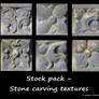 Stock pack - Stone carving Textures