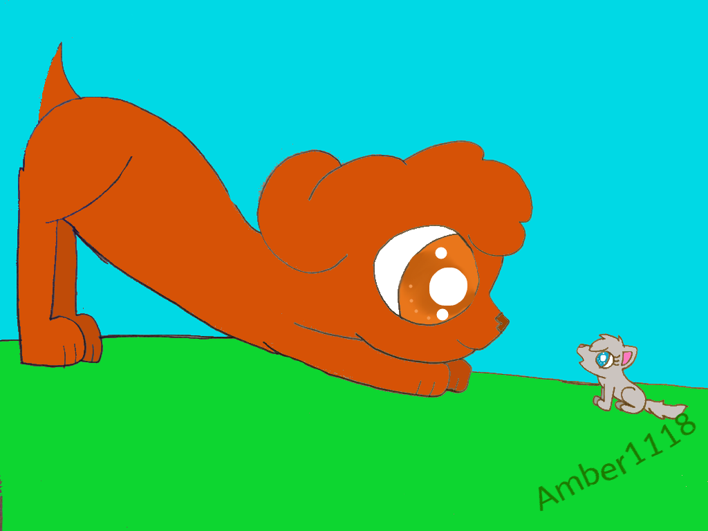 Big Meets Small by CherriedFox on DeviantArt