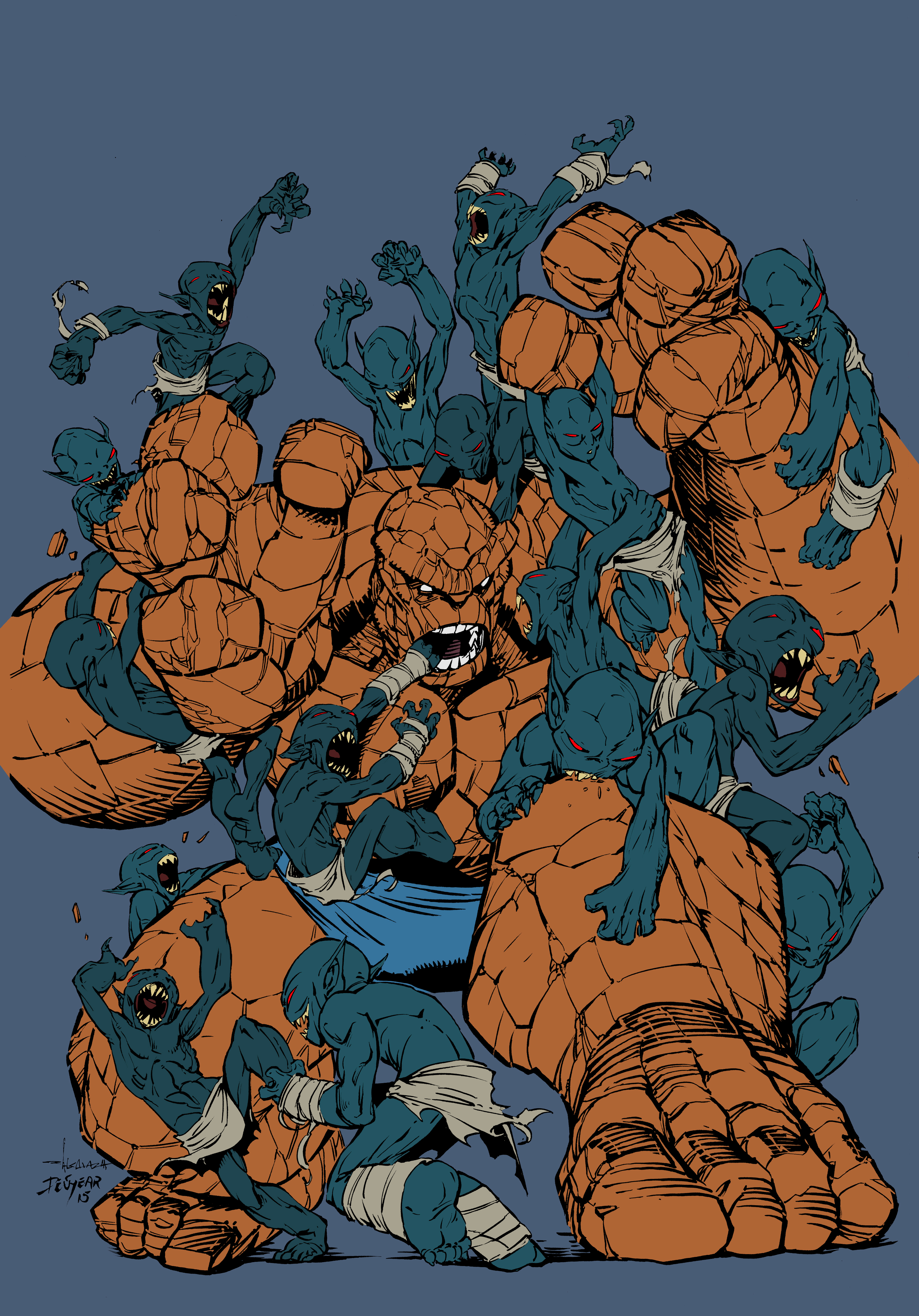 Thing vs Golems - Flats by Michael Angelo Arbon