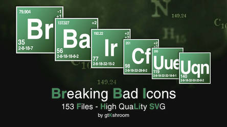 Breaking Bad Icons SVG
