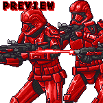 Pixel Sith Trooper Squad