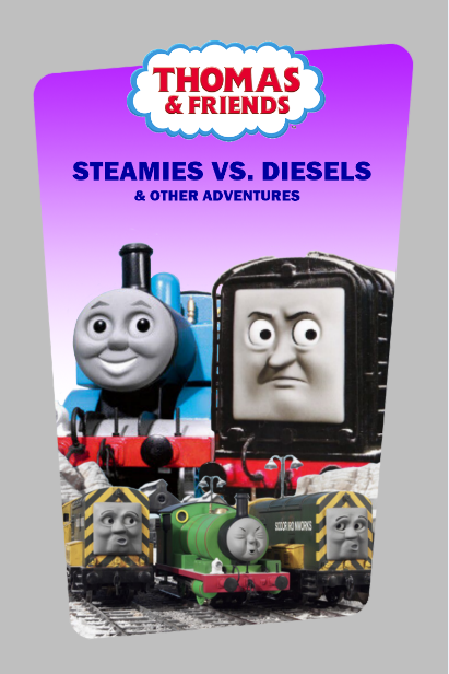 Steamies vs. Diesels (Custom front cover) by Denngine on