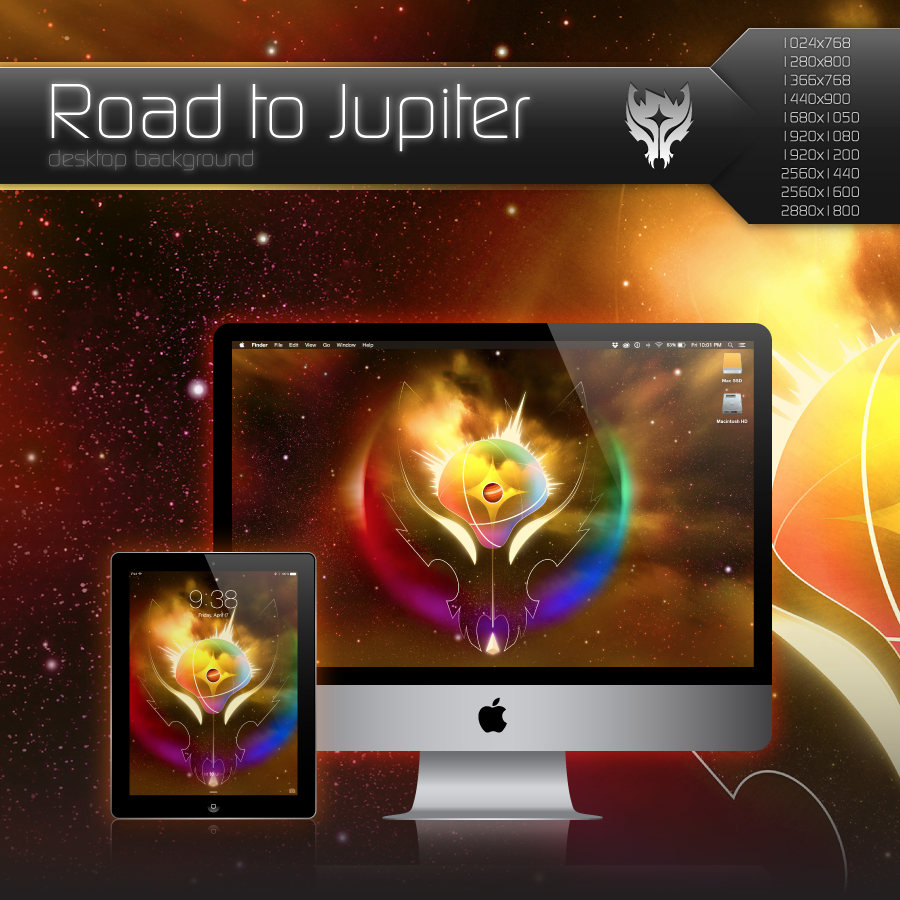 Road to Jupiter Desktop Background