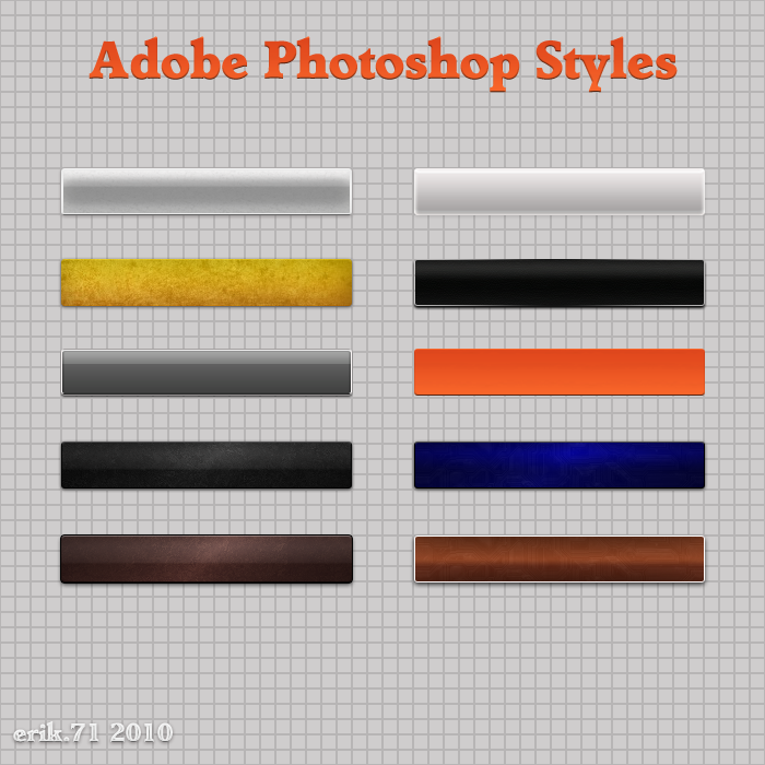 Adobe Photoshop Styles 2