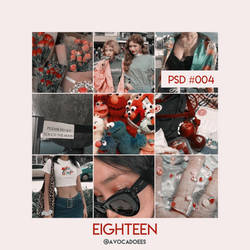 PSD #004 - eighteen by avocadoees