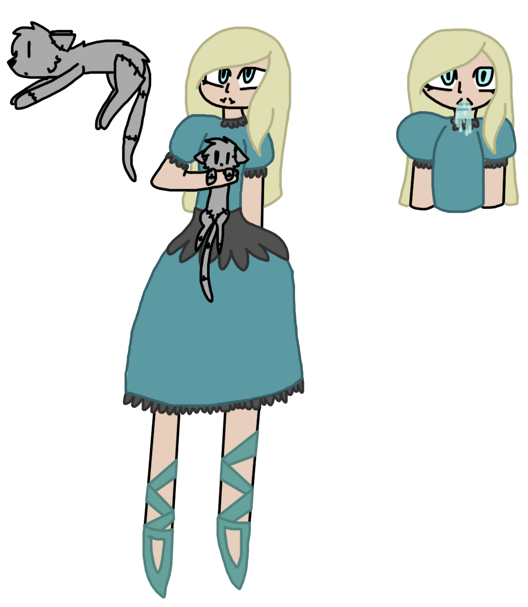 Characters RP statues by Lightningwing1234 on DeviantArt