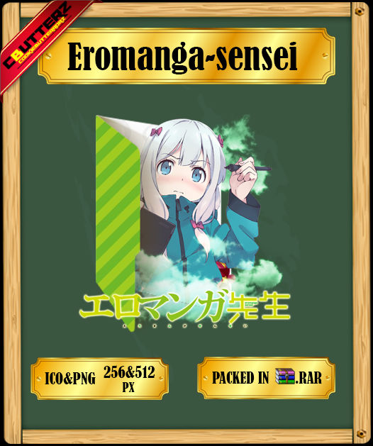 Get Wallpaper Eromanga Sensei Folder Icon Ico Png By Cookiebutterrorz On For iPhone