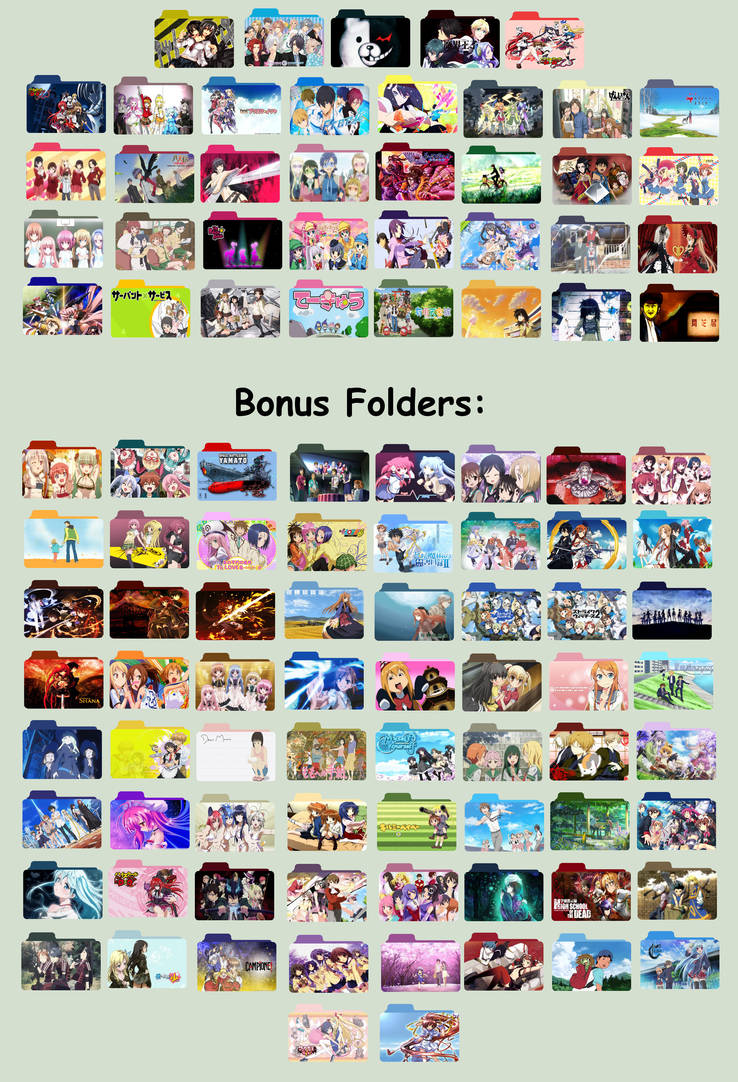 Get Wallpaper Anime Folders Summer Season 2013 Bonus By Drcornwallace On For Free