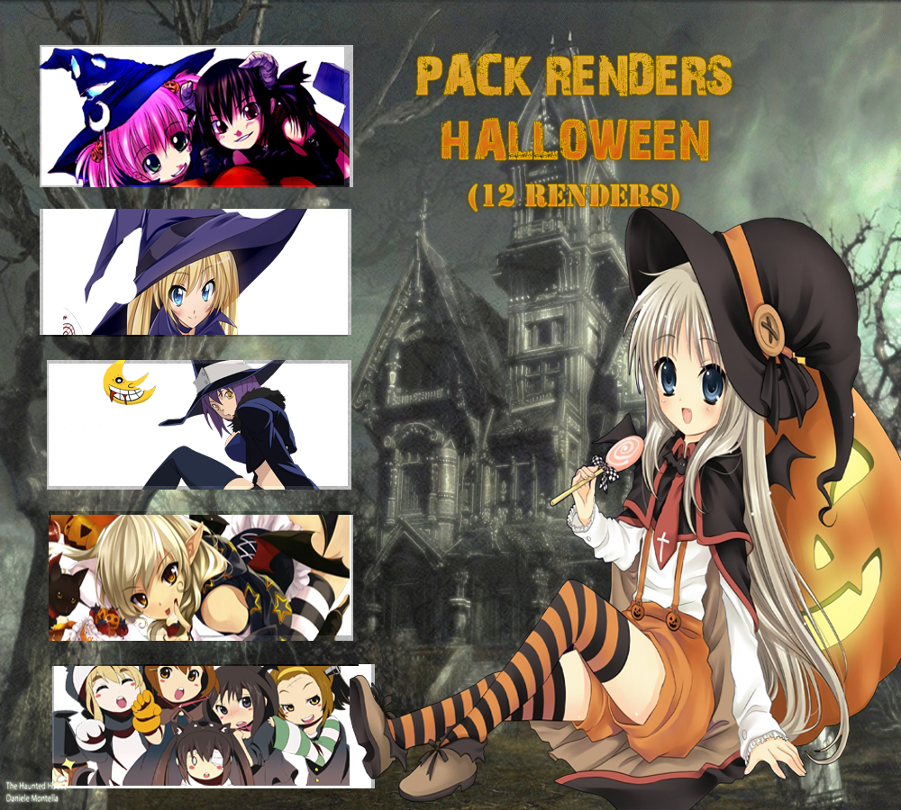PACK RENDERS HALLOWEEN by MatsuokaRikka on DeviantArt