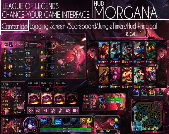 Bewitching Morgana Mod League Of Legends Hud Bewitching Morgana by JoylockDesigner on DeviantArt