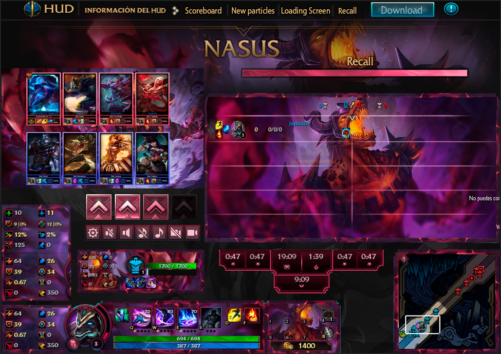 League of Legends Hud Nasus by JoylockDesigner on DeviantArt