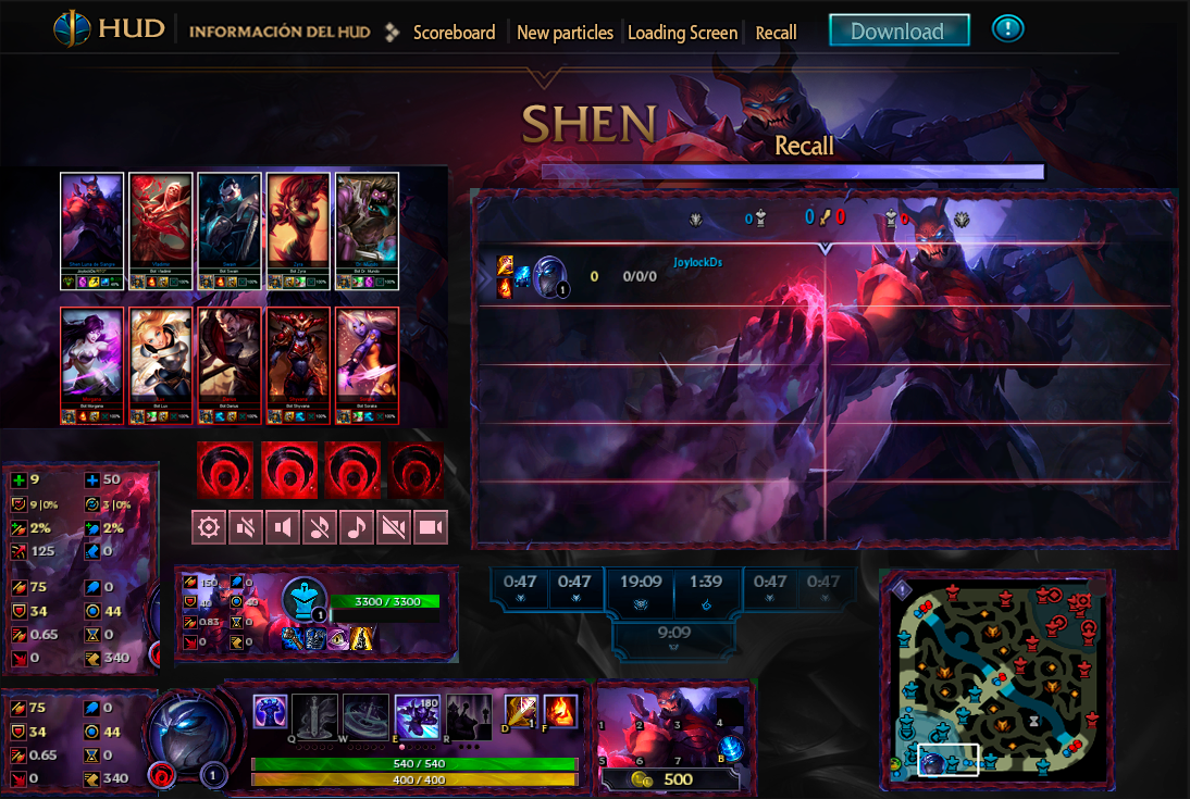 League Of Legends Hud Blood Moon Shen by JoylockDesigner on DeviantArt
