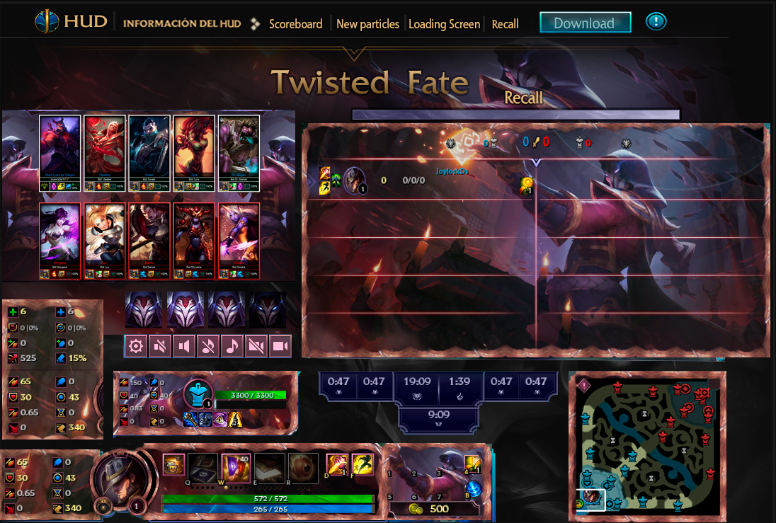 League Of Legends Hud Blood Moon Twisted Fate By Joylockdesigner League Of Legends Hud Blood Moon Twisted Fate By Joylockdesigner
