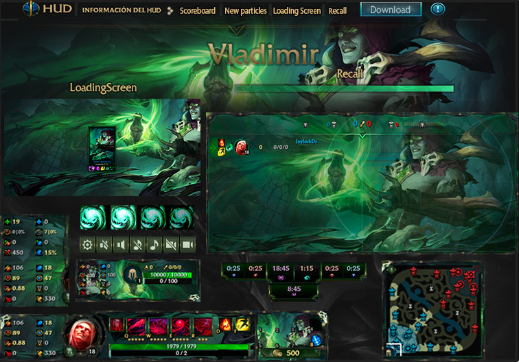 League Of Legends Hud Vladimir Soulstealer By Joylockdesigner On Deviantart