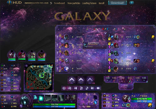 League Of Legends Hud Galaxi