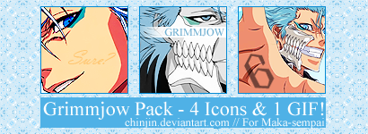 Grimmjow Icon Pack