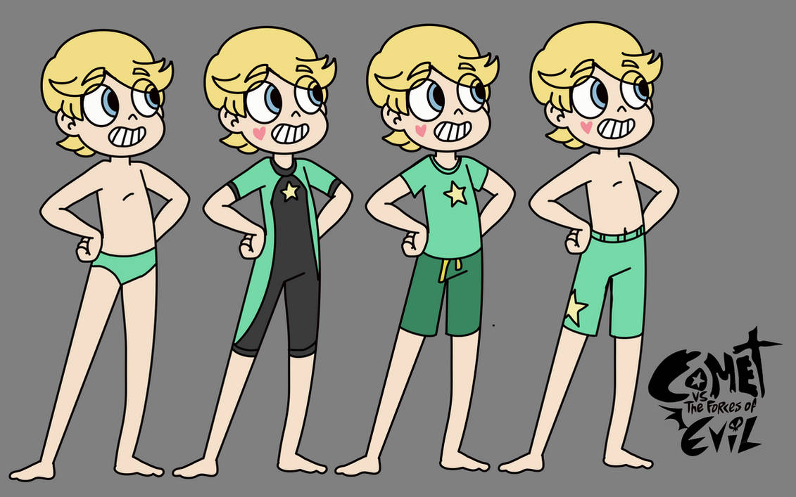 Comet redesign: Swimwear by Tassji-S on DeviantArt