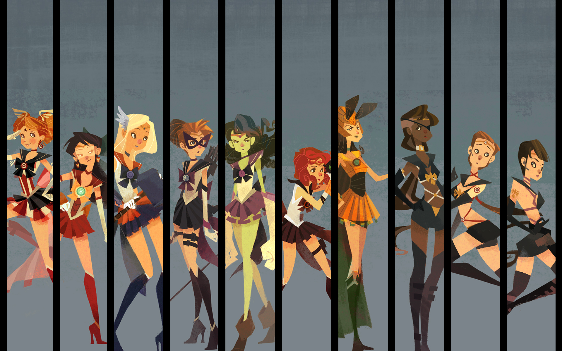 Sailor Avengers Wallpaper Pack