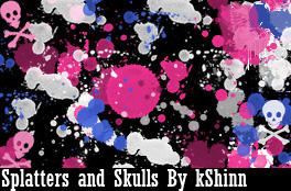 Splatters and Skulls BrushPack