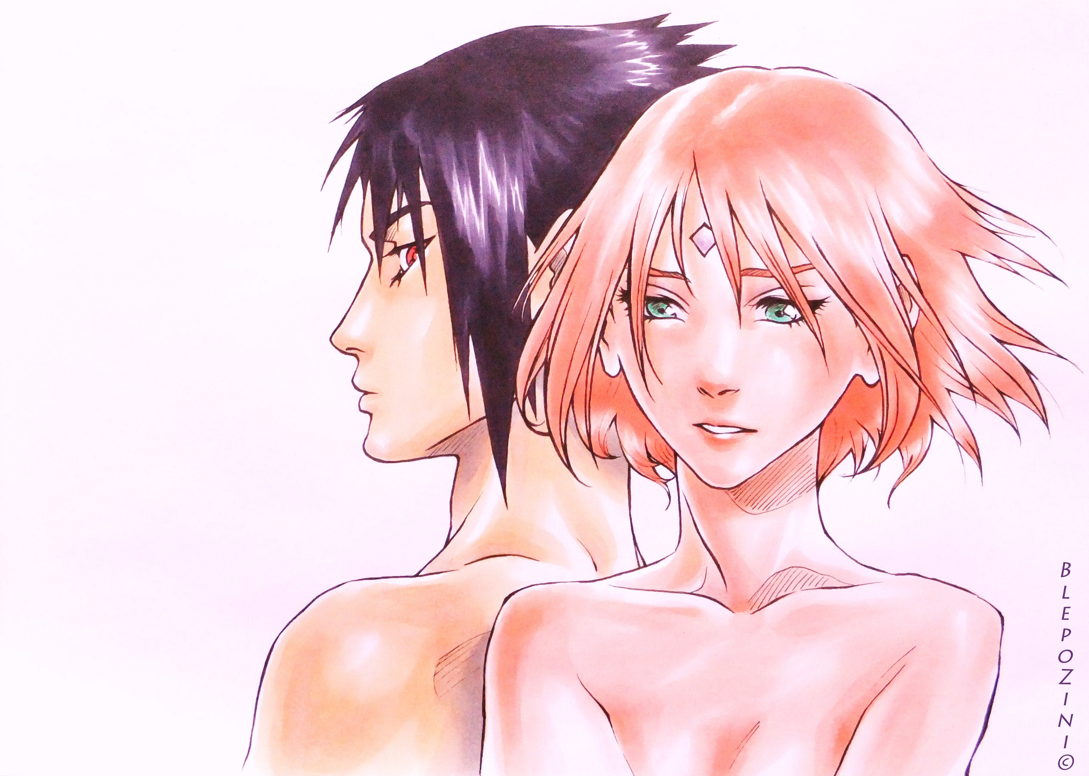 Sasuke and Sakura - The Distance