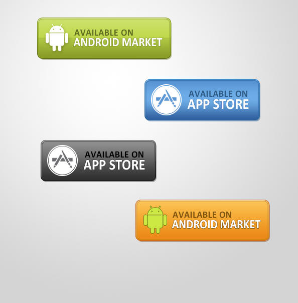 App buttons by Super-Studio on DeviantArt