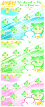 Yotsuba and a Sky full of Emotions (Wallpaper)