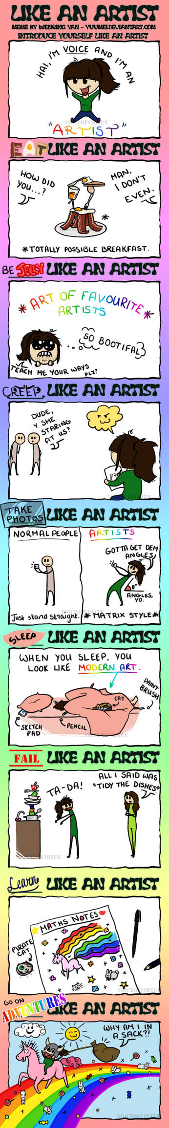 Like an ARTIST meme