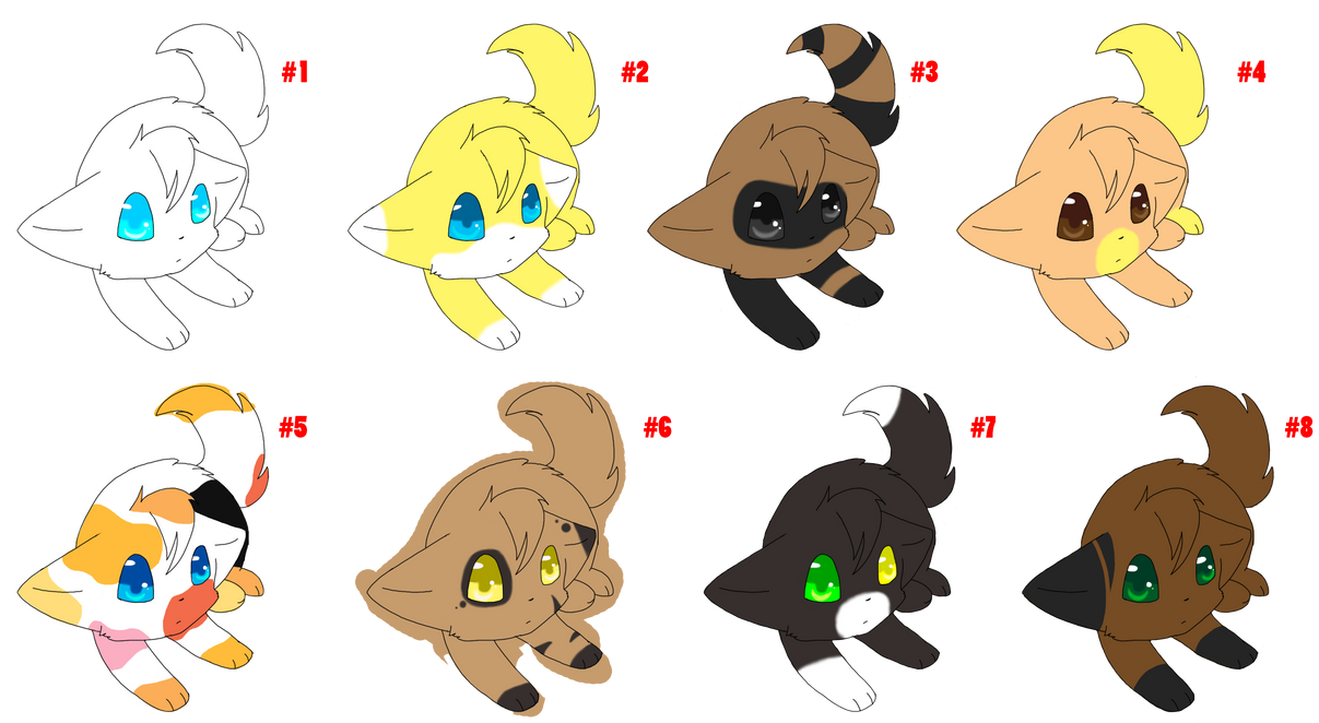 CLOSED Free Cat Adoptables by FluffyKawaiiPuppy on DeviantArt