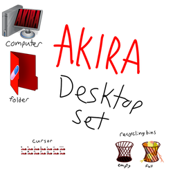 Akira Desktop Set