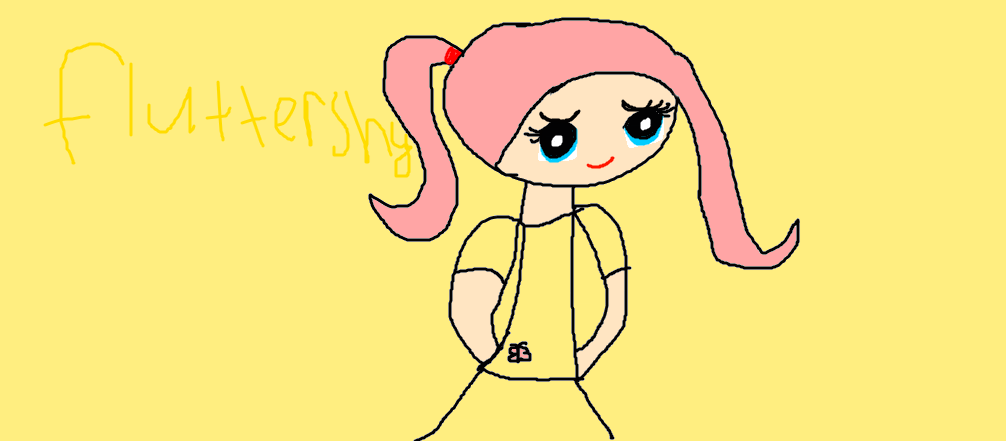 human mlp fluttershy by darkbrat18 on DeviantArt