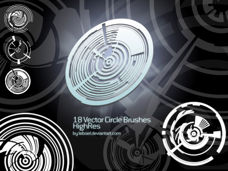 Vector Circles Brush Set by leboef on DeviantArt