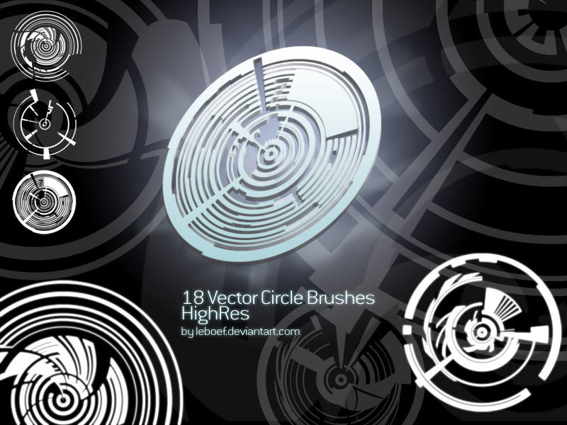 Vector Circles Brush Set by leboef on DeviantArt