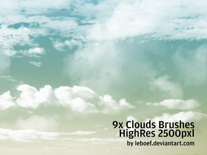 Cloud Brushes HiRes Nr.2 of 5