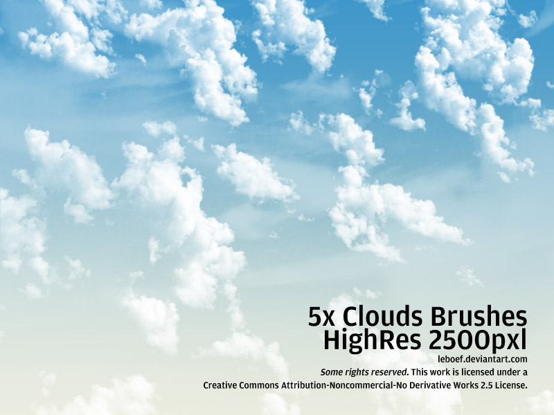 Cloud Brushes HiRes Nr.3 of 5