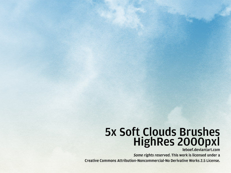 Cloud Brushes HiRes Nr.4 of 5