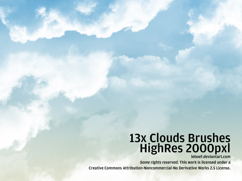 Cloud Brushes HiRes Nr.5 of 5
