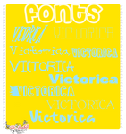 Fonts#1 by victoricaDES