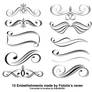 10 Embellishment Brushes by Fotolia's Raven