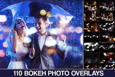 110 PHOTO OVERLAYS BOKEH lights Effect photoshop