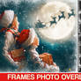 Christmas photoshop overlays PNG frames