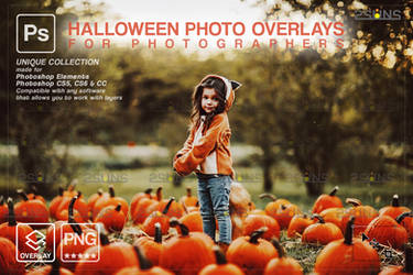 Halloween overlay Photoshop pumpkin texture