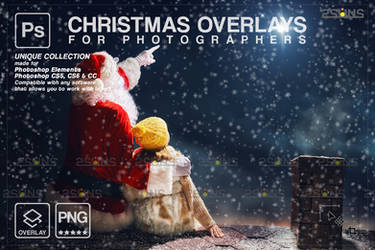 Christmas overlays photoshop texture Santa overlay