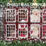Christmas window photo overlay png frame clipart