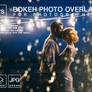 Bokeh overlay photoshop Sparkler Gold Digital