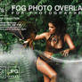 Smog, fog, smoke overlays textures Halloween photo