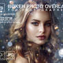 Bokeh overlay photoshop Sparkler Gold Digital