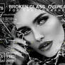 Broken glass photoshop overlay Realistic Glass