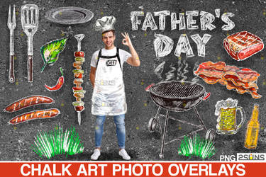 Fathers day overlay Sidewalk Chalk art Fathers day