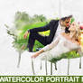 Watercolor overlay Clipping photoshop masks