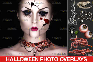 Halloween overlay Photoshop Skull png Witch photo